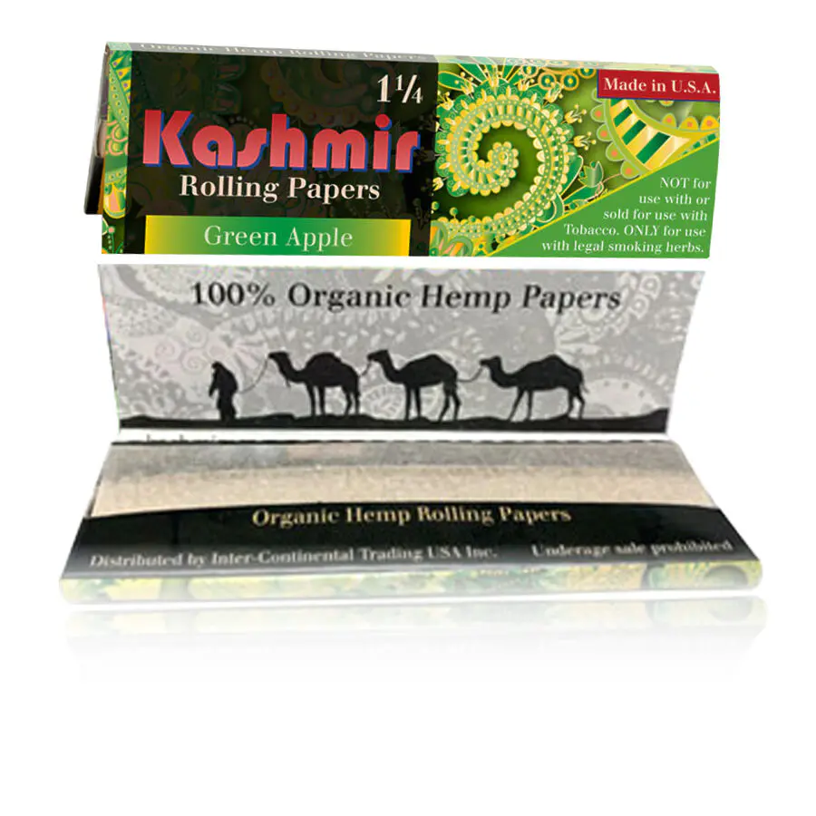 Green Apple Flavored Rolling Papers 1 1/4 - Image 7