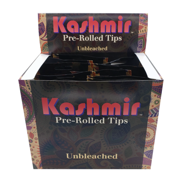 Kashmir 100ct. Pre-Rolled Tips Bags 10ct. Display
