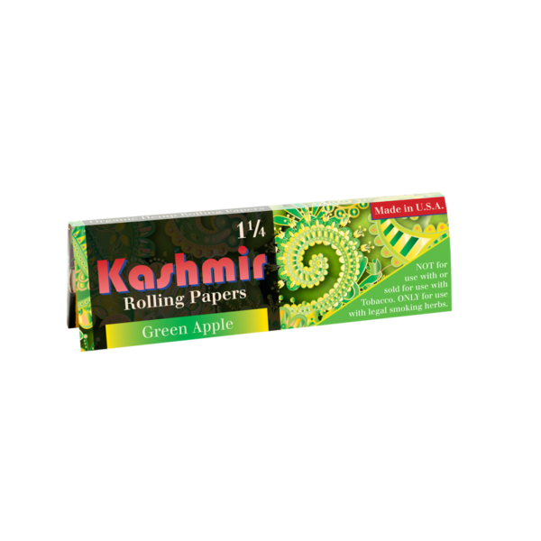 Kashmir Green Apple Flavored Rolling Papers 1¼