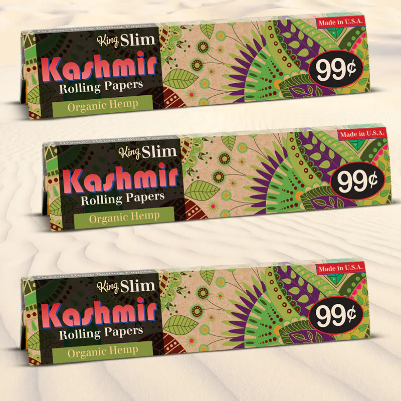 Organic Hemp Rolling Papers - King Slim Size - Image 3