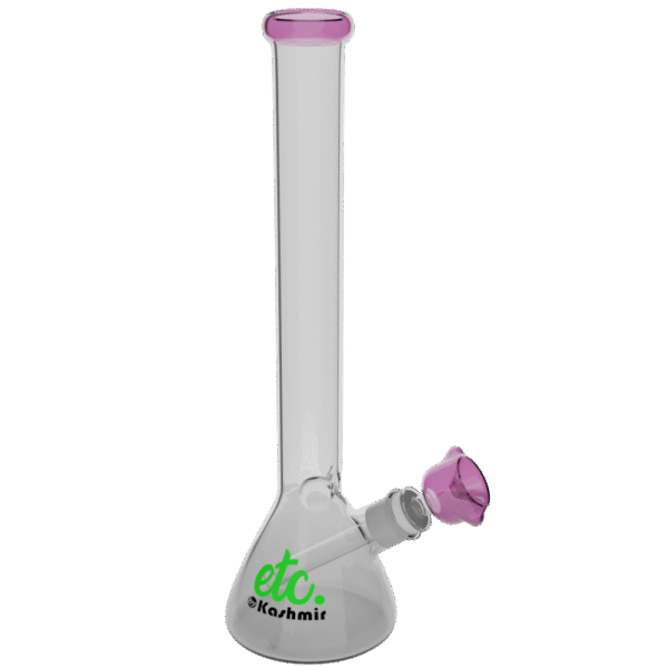 Tall Straight Neck Beaker Ice Bong - Image 2