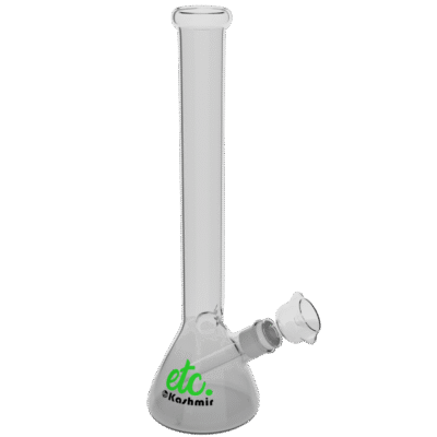Tall Straight Neck Beaker Ice Bong