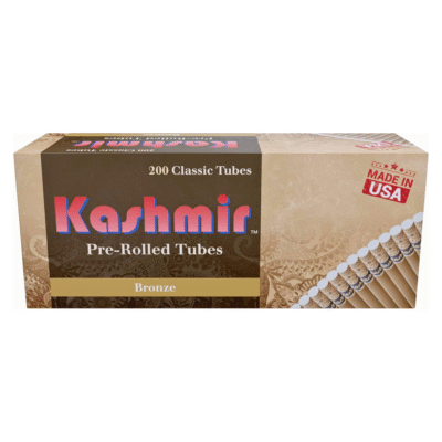 Classic Brown Cigarette Tubes by Kashmir Rolling Papers.
