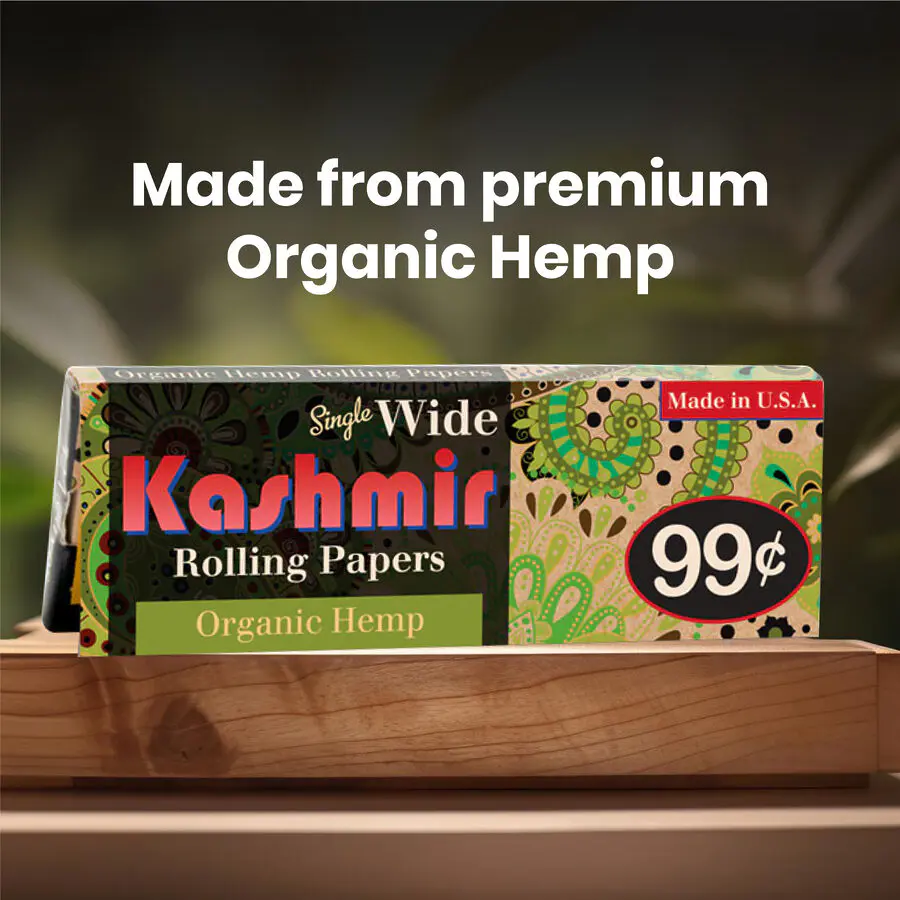 Organic Hemp Rolling Papers - Single Wide Size - Image 6