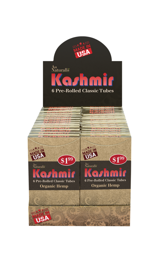 Organic Hemp 6-Pack Pre-Rolled Tubes - Classic