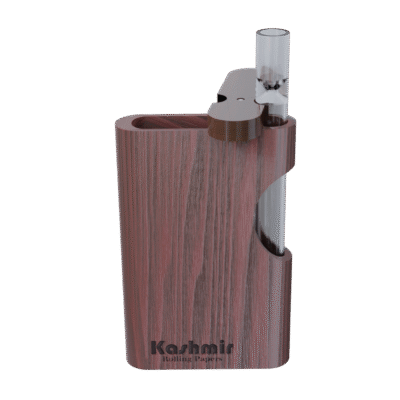 Natural Wood Dugout W/ Glass Pipe