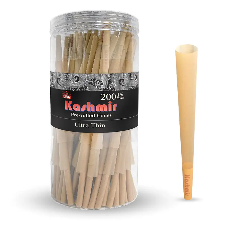 Kashmir Pre-Rolled Ultra Thin 1¼ Cones : 200CT