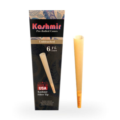 Kashmir Pre-Rolled Unbleached 1¼ Cones : 6CT