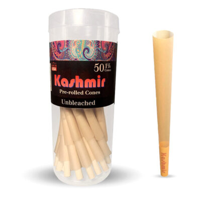 Kashmir Pre-Rolled Unbleached 1¼ Cones : 50CT