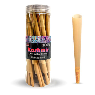 Kashmir Pre-Rolled Unbleached 1¼ Cones : 100CT