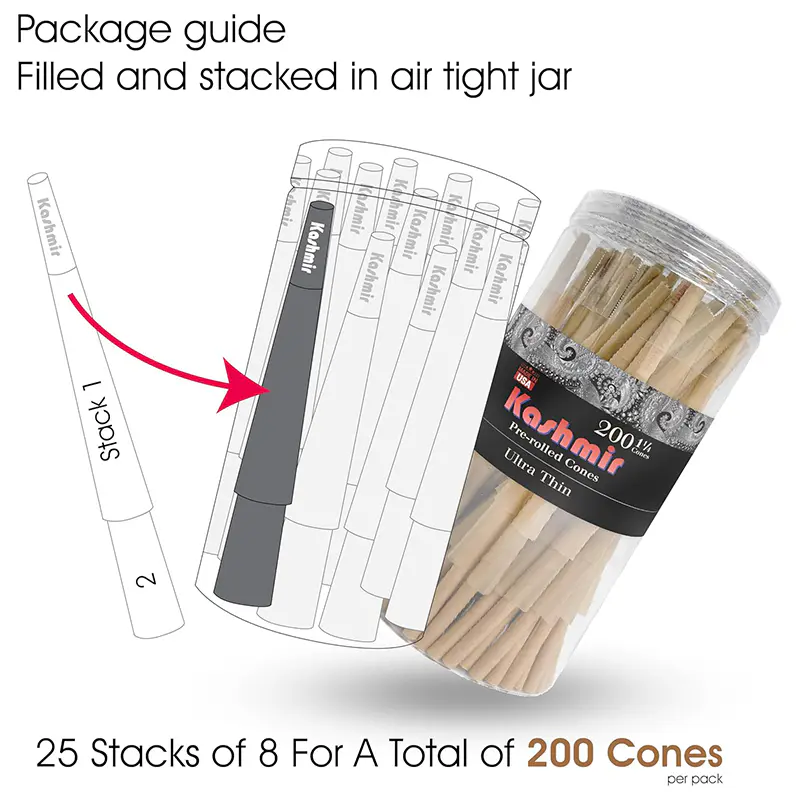 Ultra Thin Cones - 1¼ Size - 200ct - Image 4