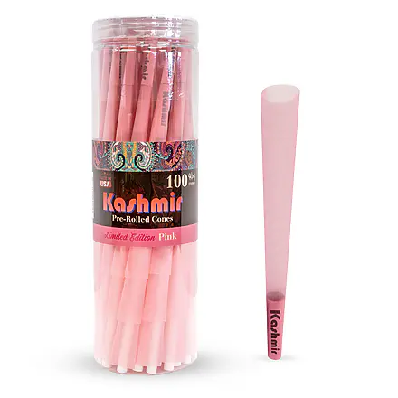 Kashmir Pre-Rolled Pink King Cones : 100CT