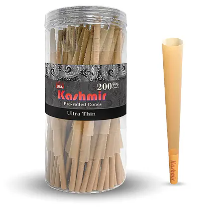 Kashmir Pre-Rolled Ultra Think King Cones : 200CT