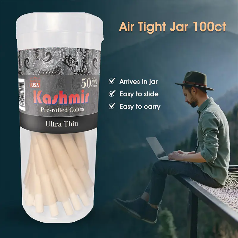 Ultra Thin Cones - King Size - 100ct - Image 6