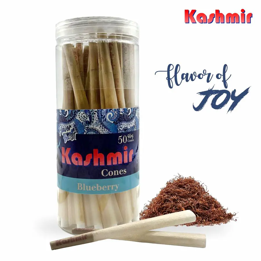 Blueberry Flavored Pre Rolled Cones - King Size - 50ct - Image 9