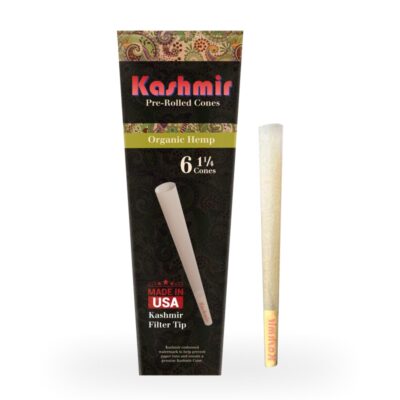 Kashmir Pre-Rolled Organic Hemp 1¼ Cones : 6CT