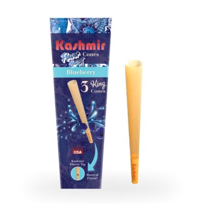 Kashmir Pre-Rolled Blueberry Flavored King Cones: 3CT
