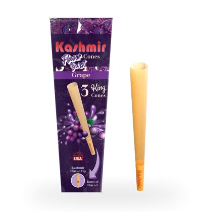 Kashmir Pre-Rolled Grape Flavored King Cones: 3CT