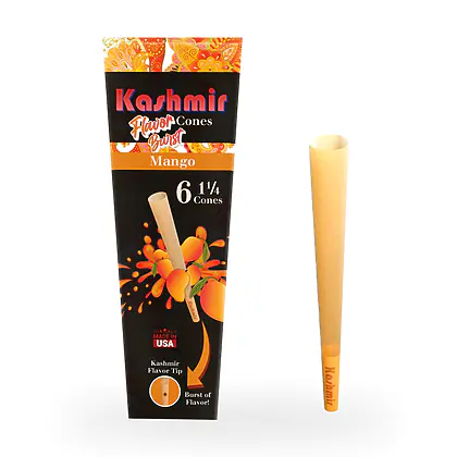Kashmir Pre-Rolled Mango Flavored 1¼ Cones: 6CT