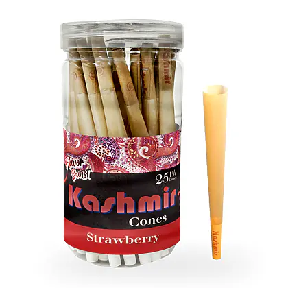 Strawberry Flavored 1¼ Cones: 25CT