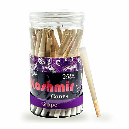 Grape Flavored 1¼ Cones: 25CT