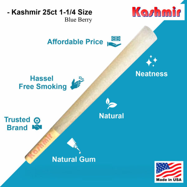 Blueberry Flavored Pre Rolled Cones - 1¼ Size - 50ct - Image 4