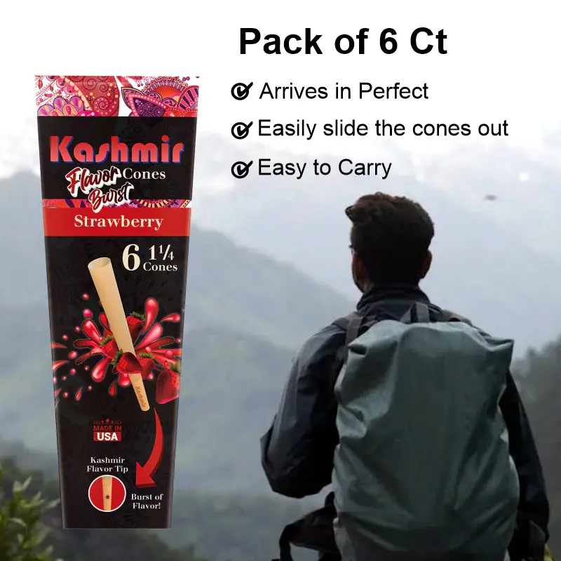 Strawberry Flavored 1¼ Cones: 6CT - Image 6