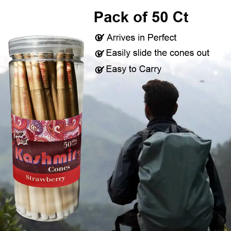 Strawberry Flavored Cones 1¼: 50CT - Image 7