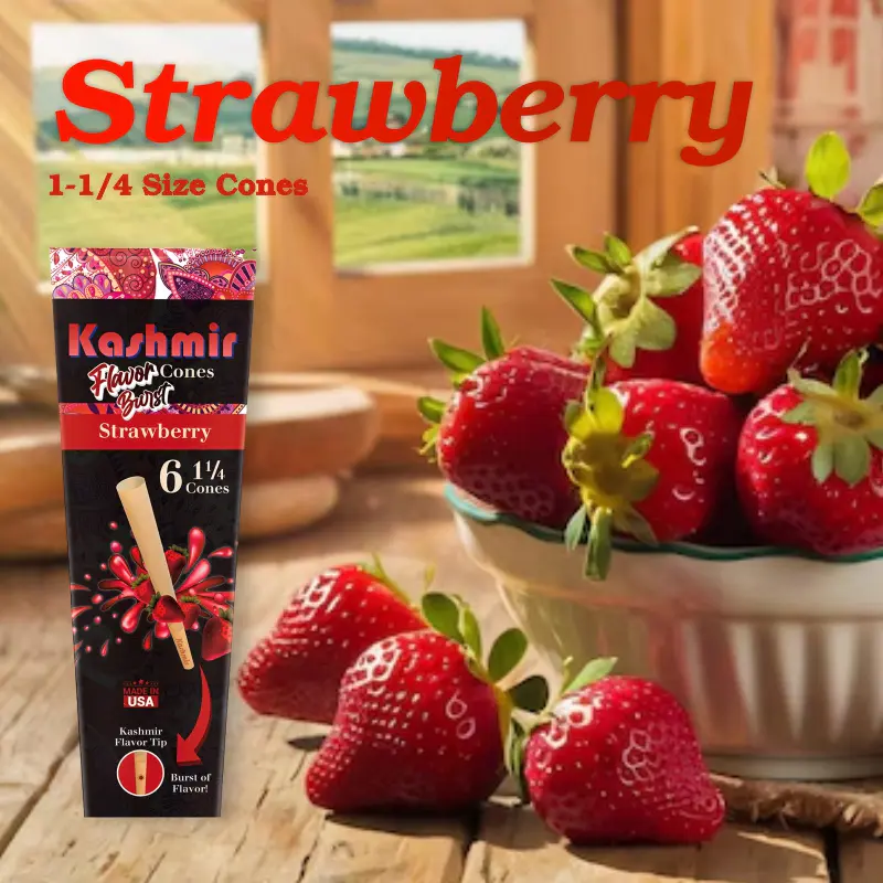 Strawberry Flavored 1¼ Cones: 6CT - Image 7