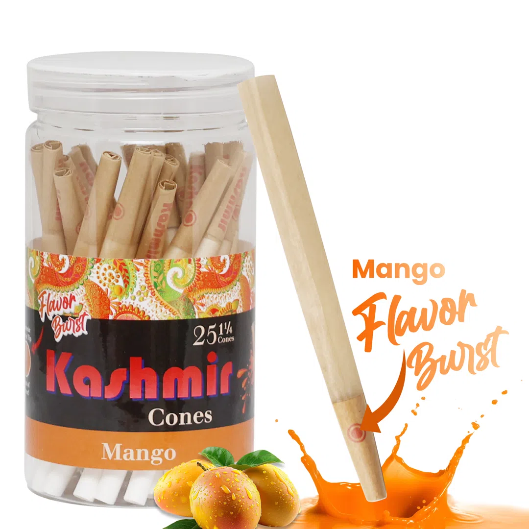 Kashmir Pre-Rolled Mango Flavored 1¼ Cones: 50CT - Image 2