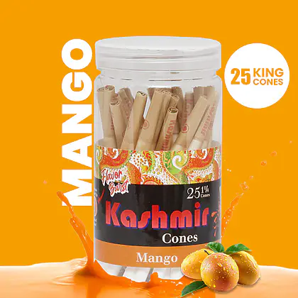 Mango Flavored Cones - King Size - 25ct