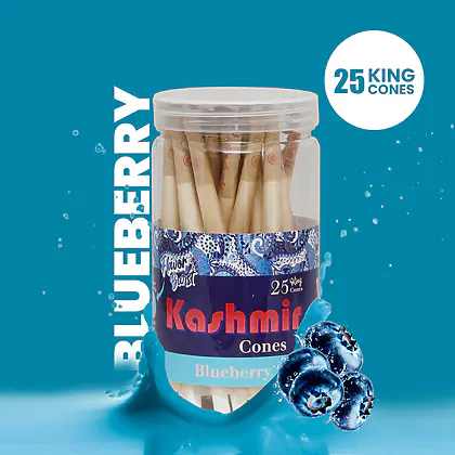 Blueberry Flavored Pre Rolled Cones - King Size - 25ct
