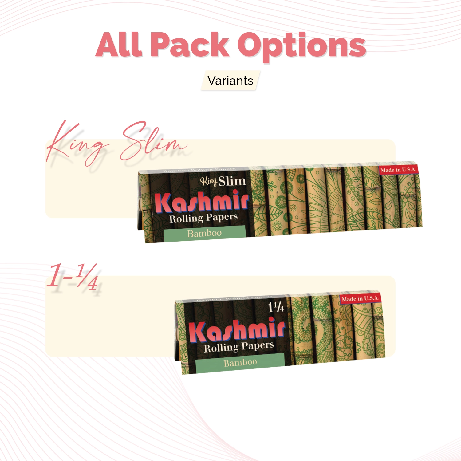 Bamboo Rolling Papers Variants