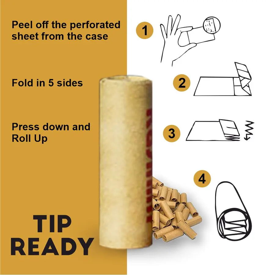 Natural Paper Slim Tips - 100ct per Box - Image 5