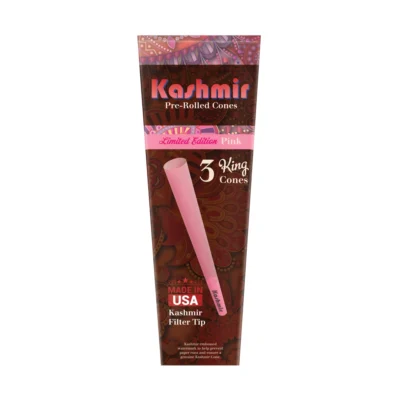 Pink Pre-Rolled Cones - King Size - 3CT Mini Pack