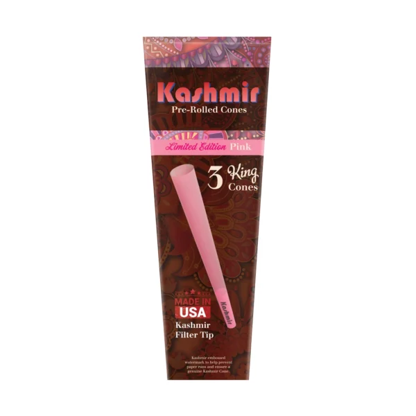 Pink Pre-Rolled Cones - King Size - 3CT Mini Pack