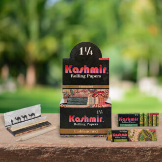 Shop Kashmir Rolling Papers – unbleached, organic hemp, bamboo, ultra-thin, flavored, rice, MedGrade, and CBD-infused RYO smoking paper. Deliver Across USA.
