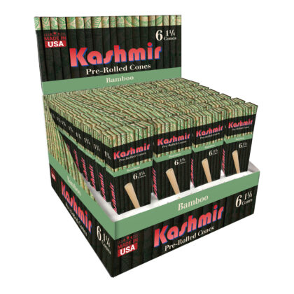 Bamboo Pre-Rolled Cones 1 1/4 6-Pk 32ct display