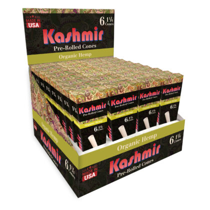 Organic Hemp - 1 1/4  Pre-Rolled Cones 6-Pk 32ct display