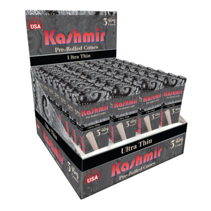 Ultra Thin Pre-Rolled Cones King 3-Pk 32ct display