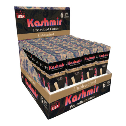 Unbleached - 1 1/4 Pre-Rolled Cones 6-Pk 32ct display
