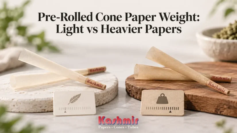 Pre-Rolled Cone Paper Weight: Light vs Heavier Papers